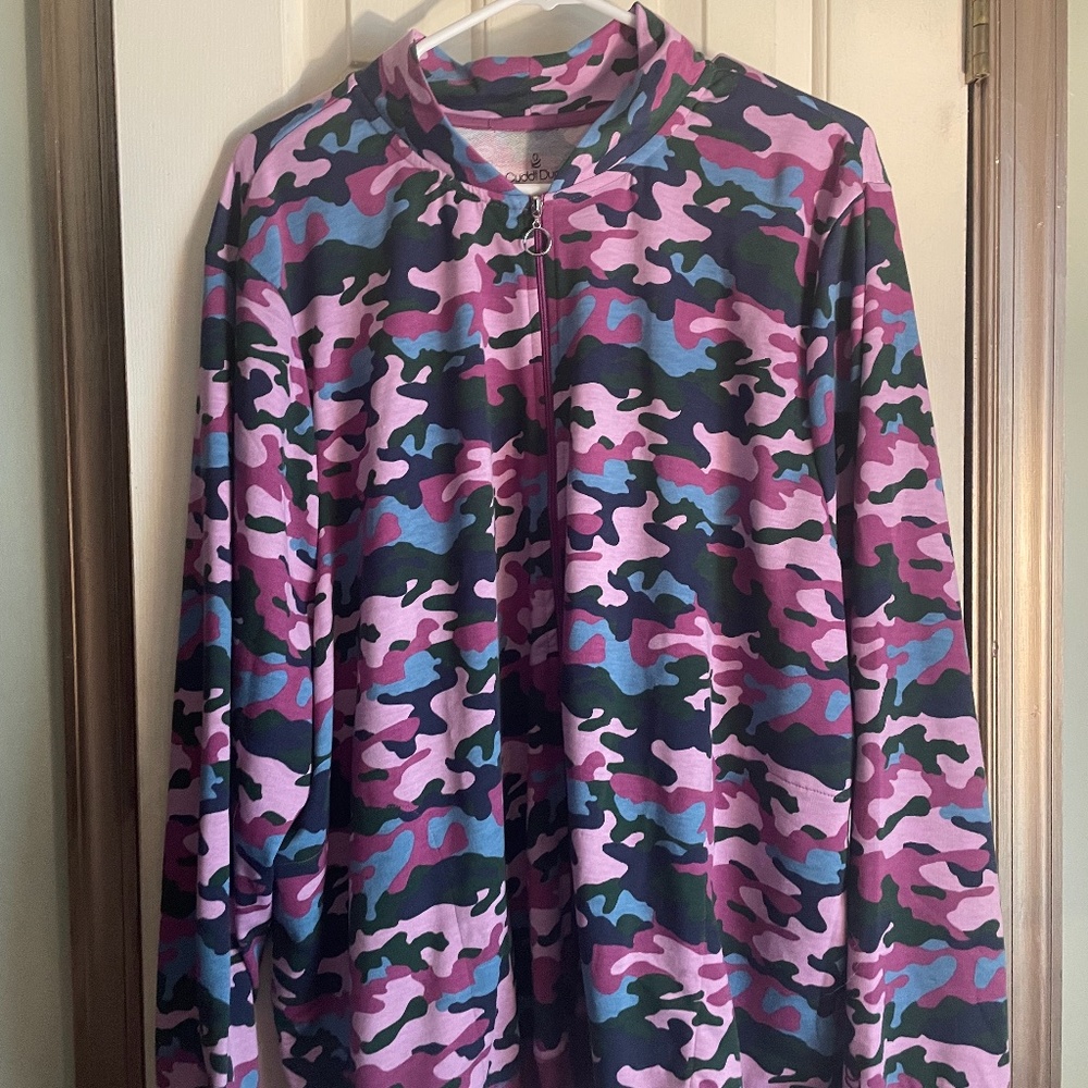 Cuddl Duds Lightweight Zip-up Jacket